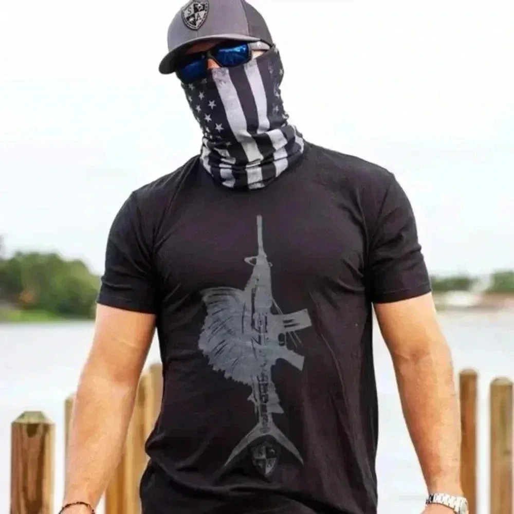 Blackout American Flag Gator